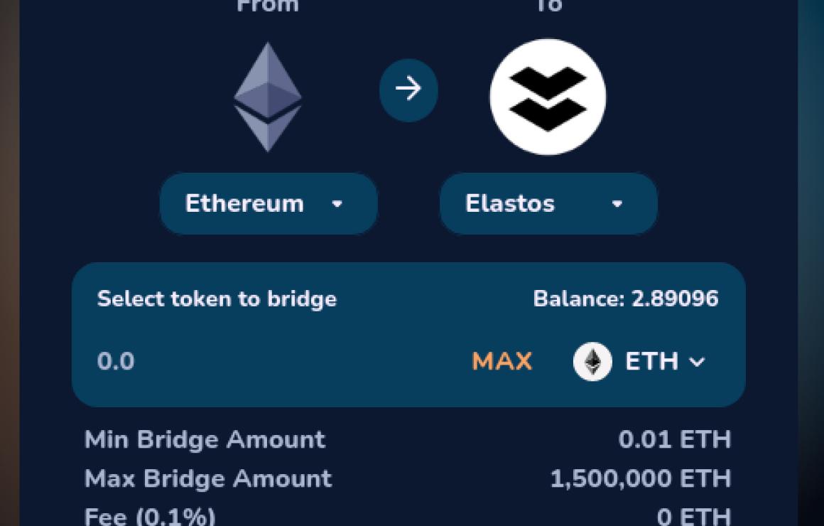 Elk Finance (Elastos) customer